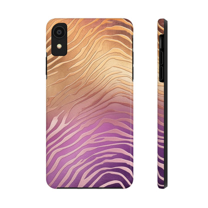 Modern Twist Zebra print design Phone Case- Lightweight, Impact Resistant Cover for iPhone 6, 6s, 12, 13, 14, 15