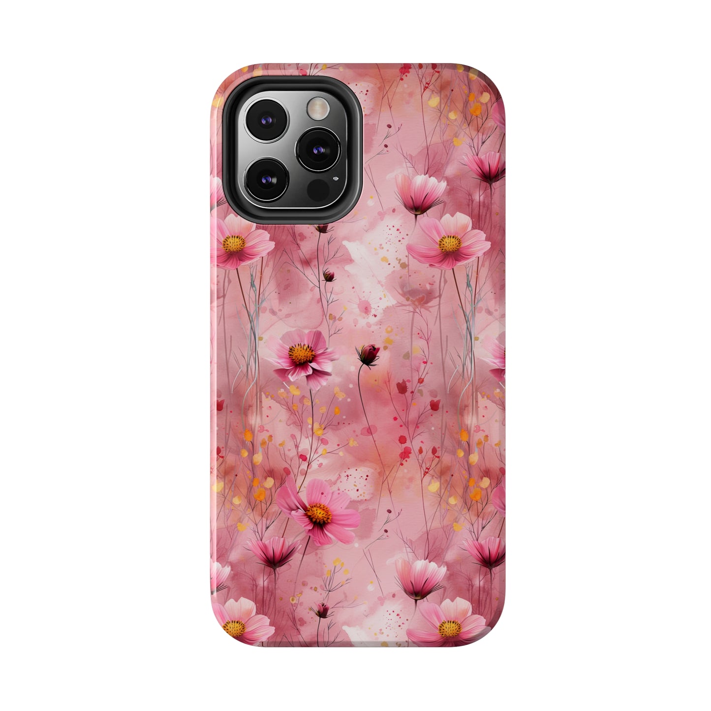 Pastel Grunge Floral pattern iPhone Case, Aesthetic Phone Cover, Artsy Floral Design, Protective Phone Cover compatible with a large variety of iPhone models, Phone Case, Gift