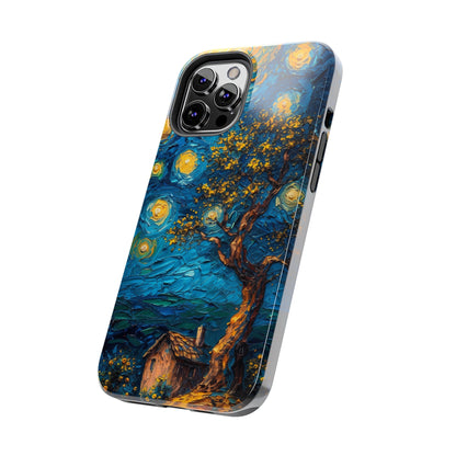 Yellow Dreamy Artistic Sky Design Tough Phone Case