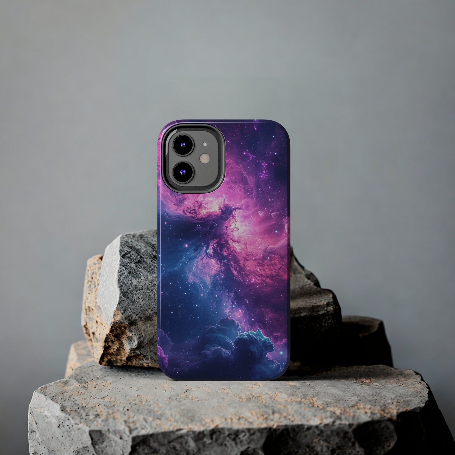 Cosmic Landscape Starry Night Design Phone Case- Lightweight, Impact Resistant Cover for iPhone 6, 6s, 12, 13, 14, 15