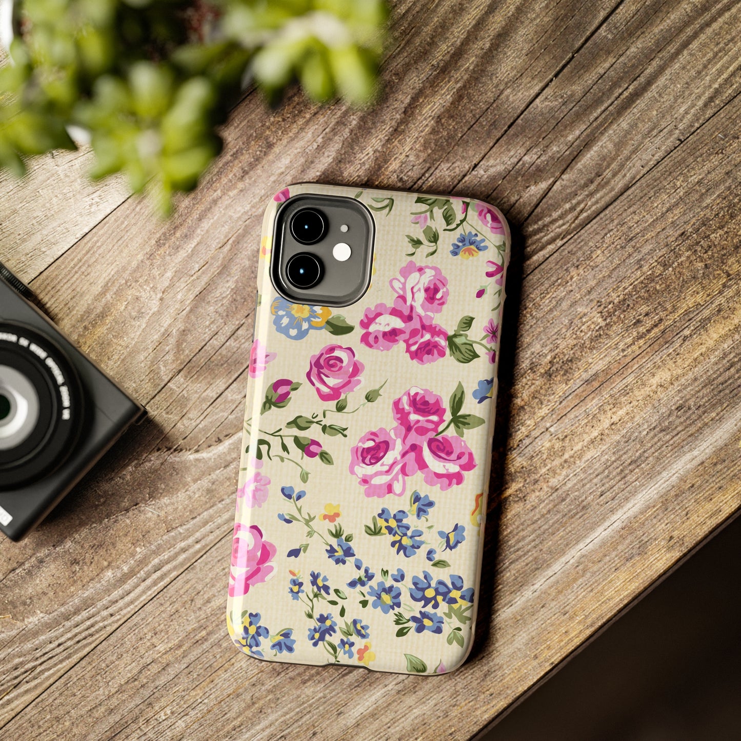 Western Pink Roses Design Tough Phone Case compatible with a large variety of iphone models