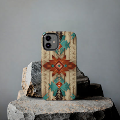 Beautiful Native American Pattern Design Tough Phone Case compatible with a large variety of iPhone models, Gift, Phone Case