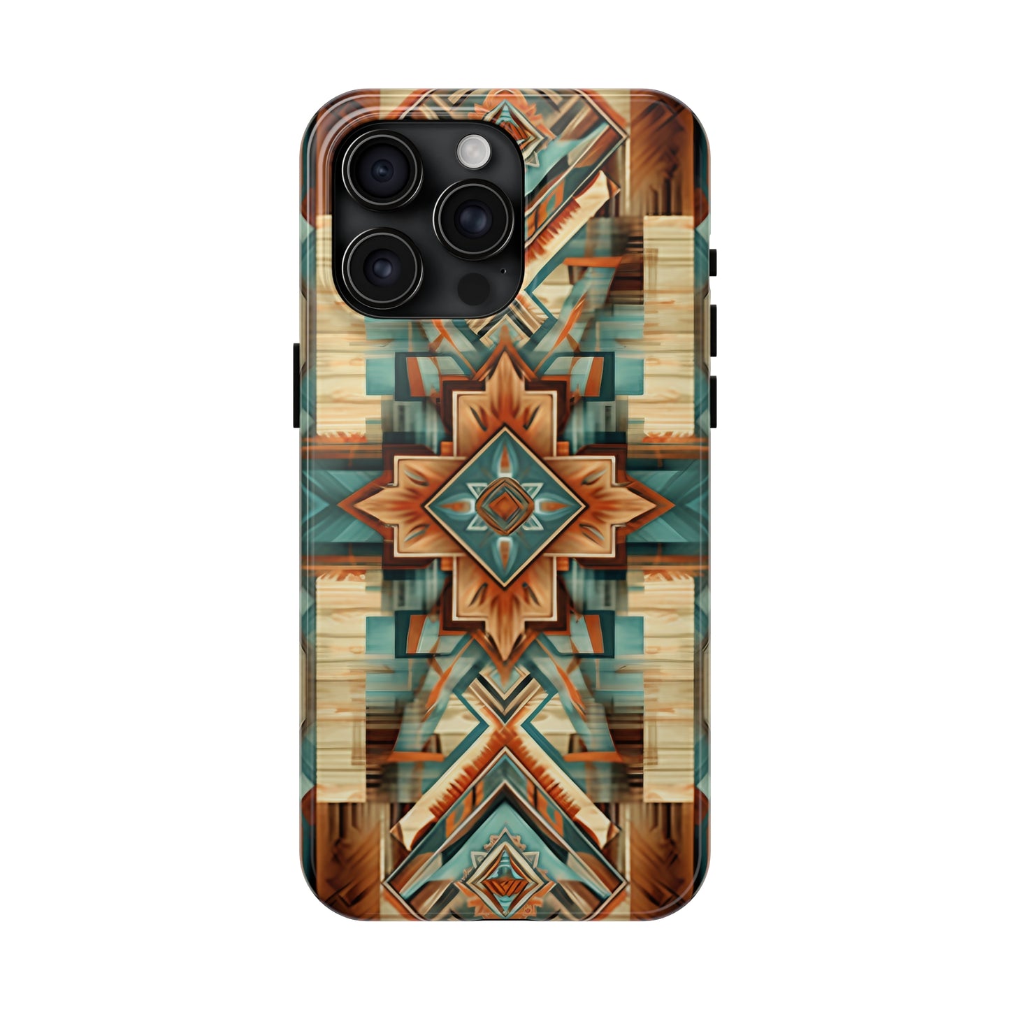 Native American Pattern Design Tough Phone Case compatible with a large variety of iPhone models, Gift, Phone Case