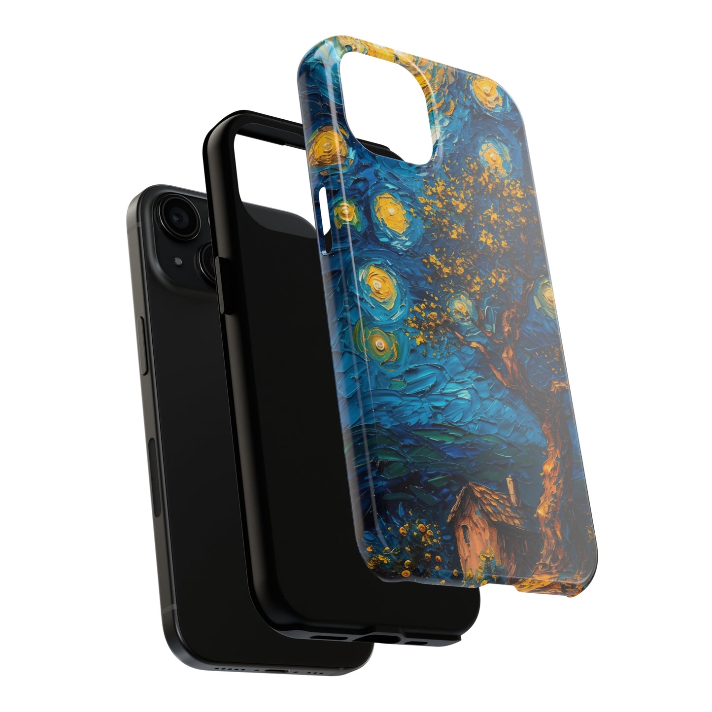 Yellow Dreamy Artistic Sky Design Tough Phone Case