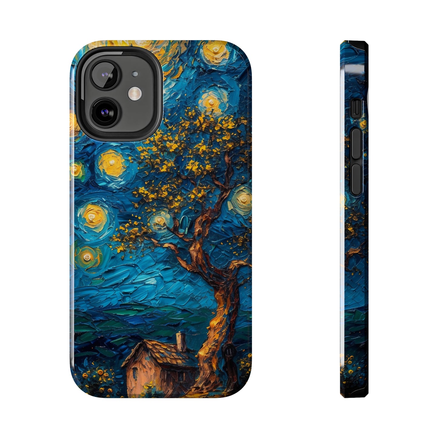 Yellow Dreamy Artistic Sky Design Tough Phone Case