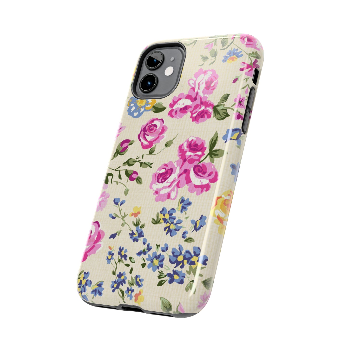 Western Pink Roses Design Tough Phone Case compatible with a large variety of iphone models