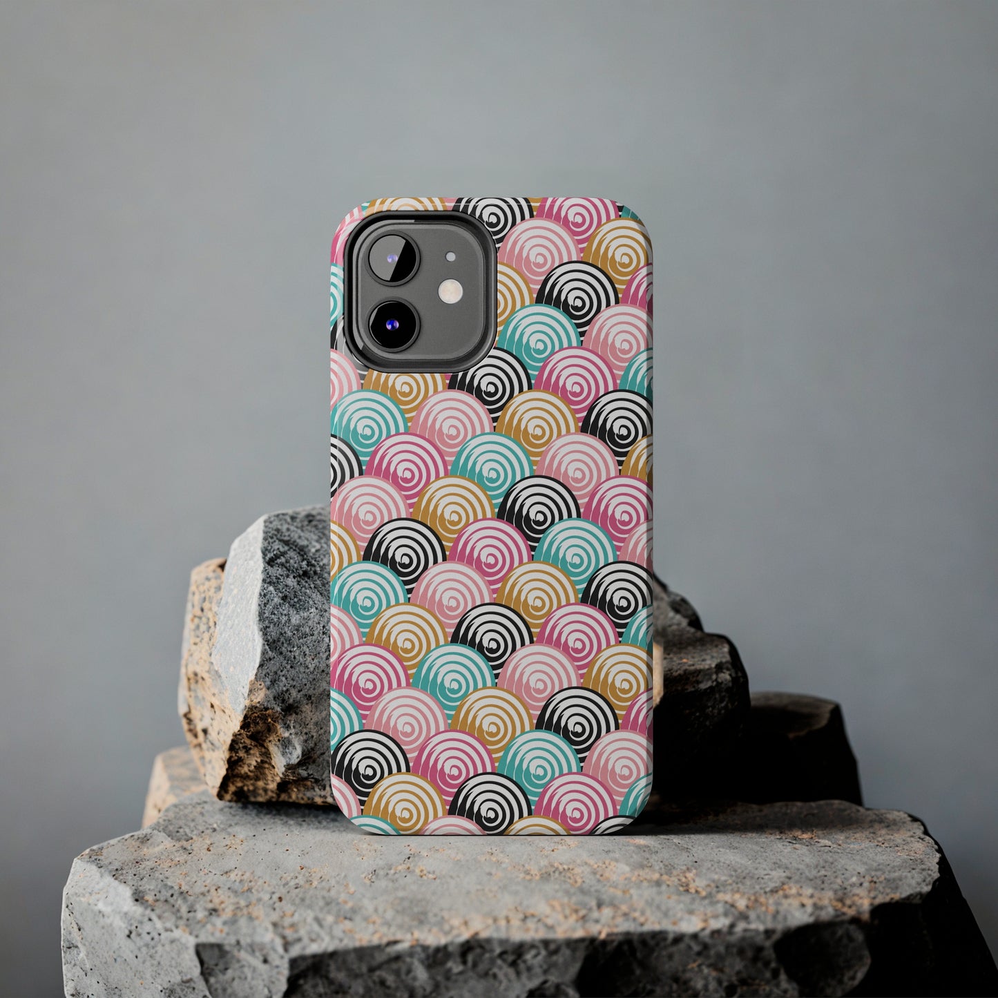 Rainbow Swirls Pattern design Tough Phone Case compatible with a large variety of iphone models