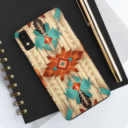 Beautiful Native American Pattern Design Tough Phone Case compatible with a large variety of iPhone models, Gift, Phone Case