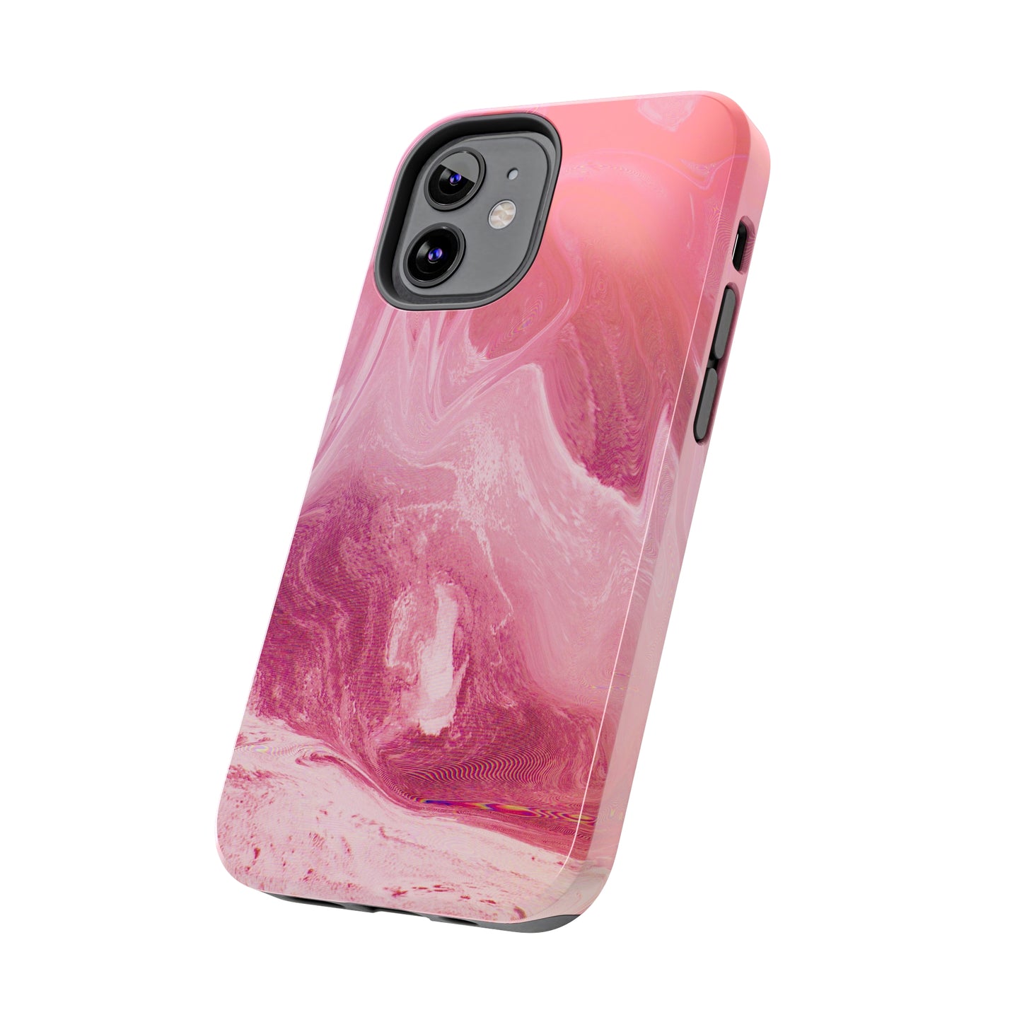 Pink Marble Design Tough Phone Case compatible with a large variety of iphone models, Gift, Phone Case