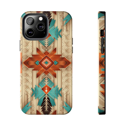 Beautiful Native American Pattern Design Tough Phone Case compatible with a large variety of iPhone models, Gift, Phone Case