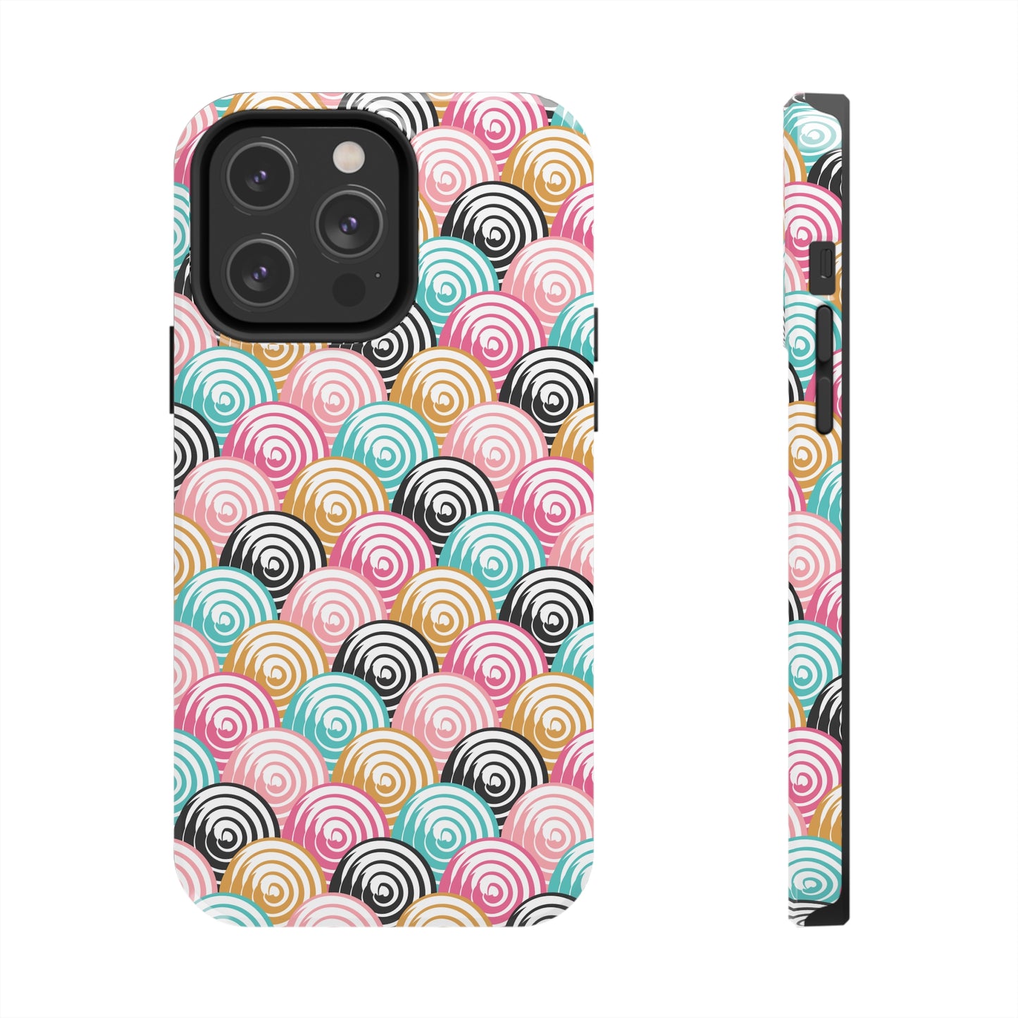 Rainbow Swirls Pattern design Tough Phone Case compatible with a large variety of iphone models