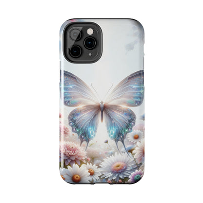 Fantasy Butterfly and Floral design Tough Phone Case compatible with a large variety of iphone models