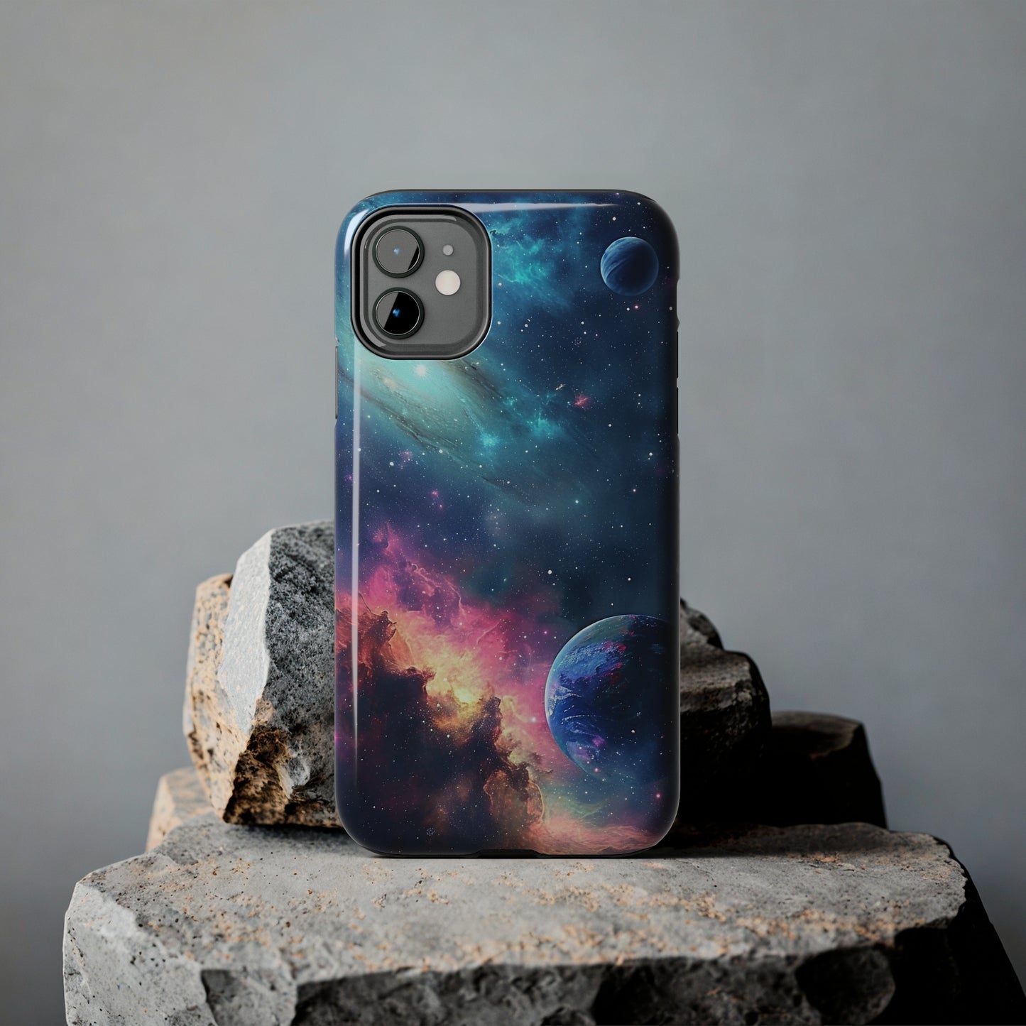 Galaxy pattern Digital print Design Tough Phone Case compatible with a large variety of iPhone models, Gift, Phone Case