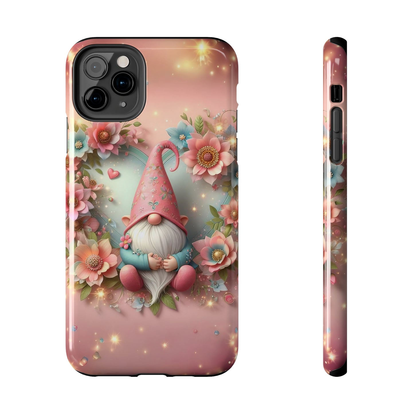 Super Cute Gnome Digital print Design Tough Phone Case compatible with a large variety of iPhone models, Gift, Phone Case