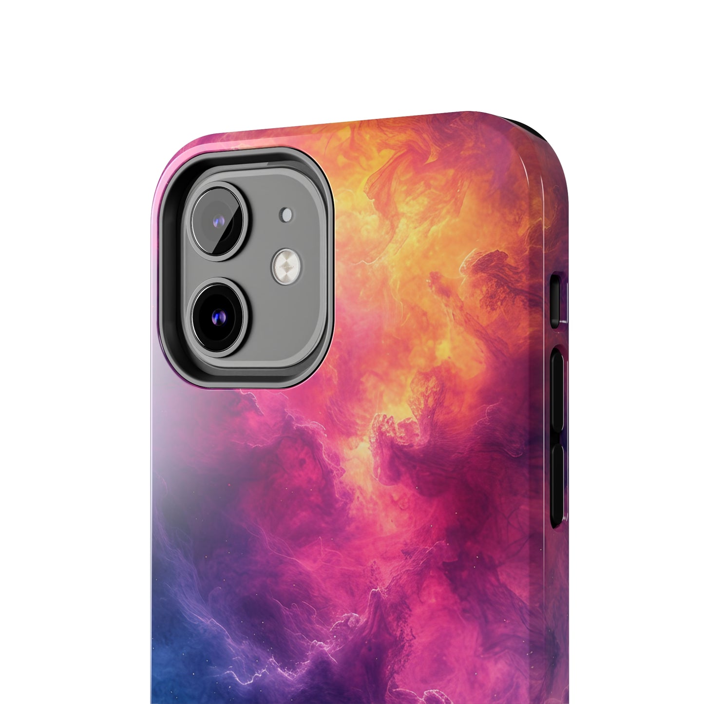 Abstract Art Colorful Nebula Design Phone Case- Lightweight, Impact Resistant Cover for iPhone 6, 6s, 12, 13, 14, 15