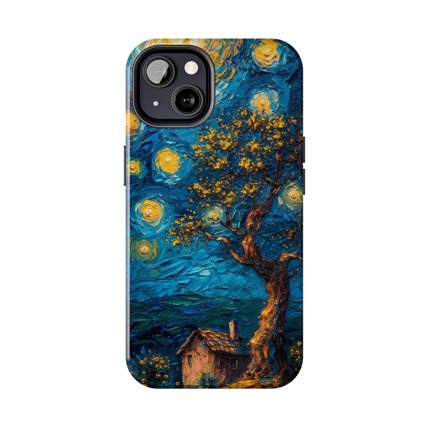 Yellow Dreamy Artistic Sky Design Tough Phone Case