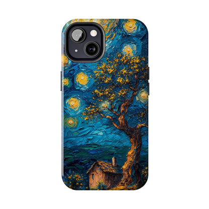 Yellow Dreamy Artistic Sky Design Tough Phone Case