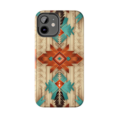 Beautiful Native American Pattern Design Tough Phone Case compatible with a large variety of iPhone models, Gift, Phone Case