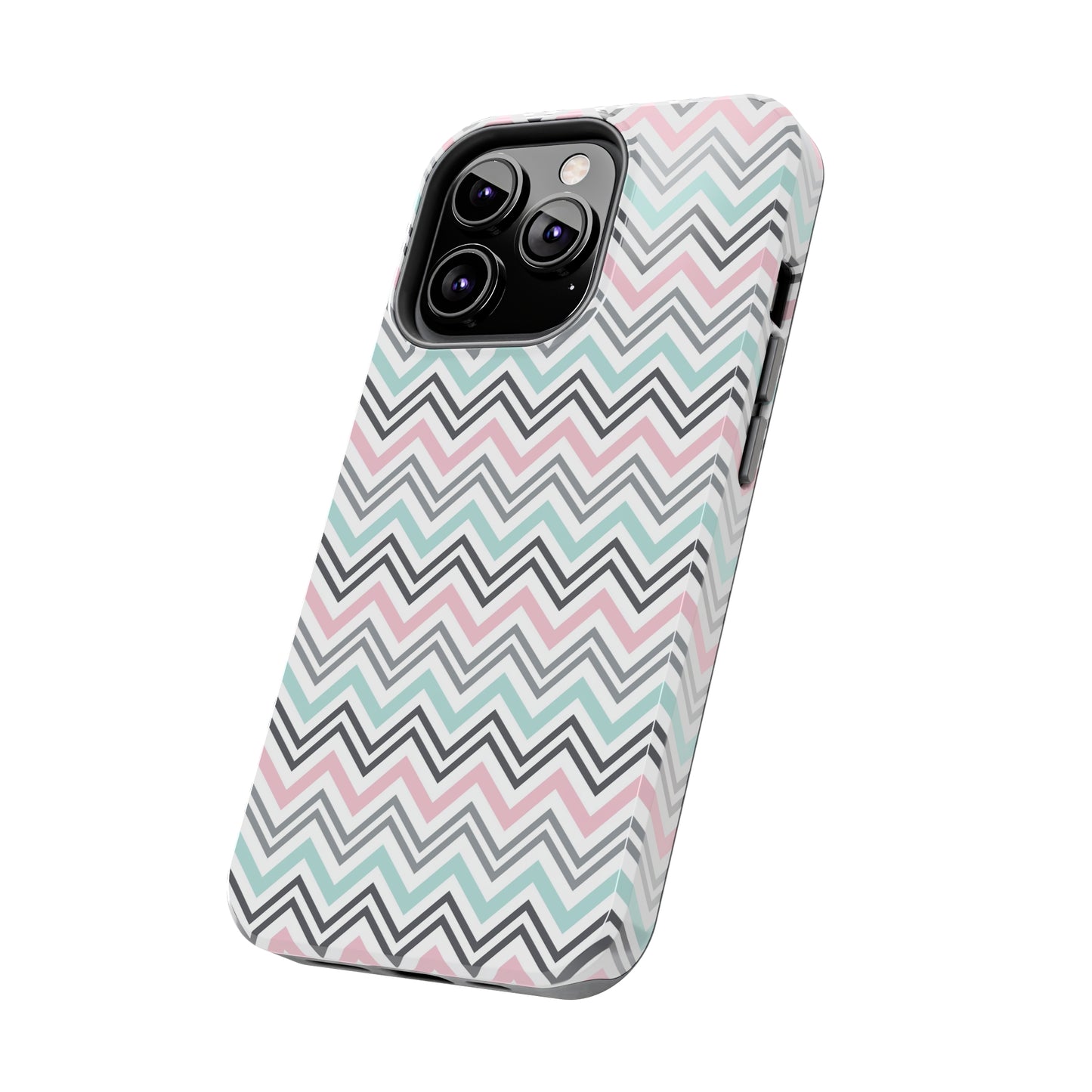 Pastel Chevron print design Tough Phone Case compatible with a large variety of iphone models