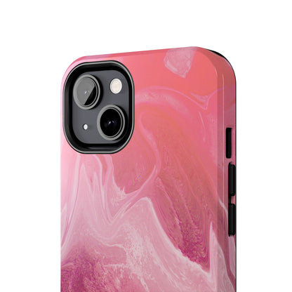 Pink Marble Design Tough Phone Case compatible with a large variety of iphone models, Gift, Phone Case