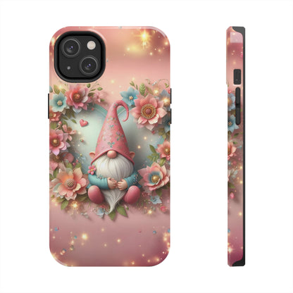 Super Cute Gnome Digital print Design Tough Phone Case compatible with a large variety of iPhone models, Gift, Phone Case