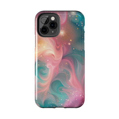 Pastel Pattern Design Tough Phone Case compatible with a large variety of iPhone models, Phone Case, Gift