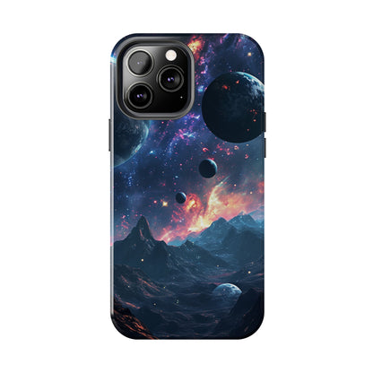 Galaxy Themed Digital print Design Tough Phone Case compatible with a large variety of iPhone models, Gift, Phone Case