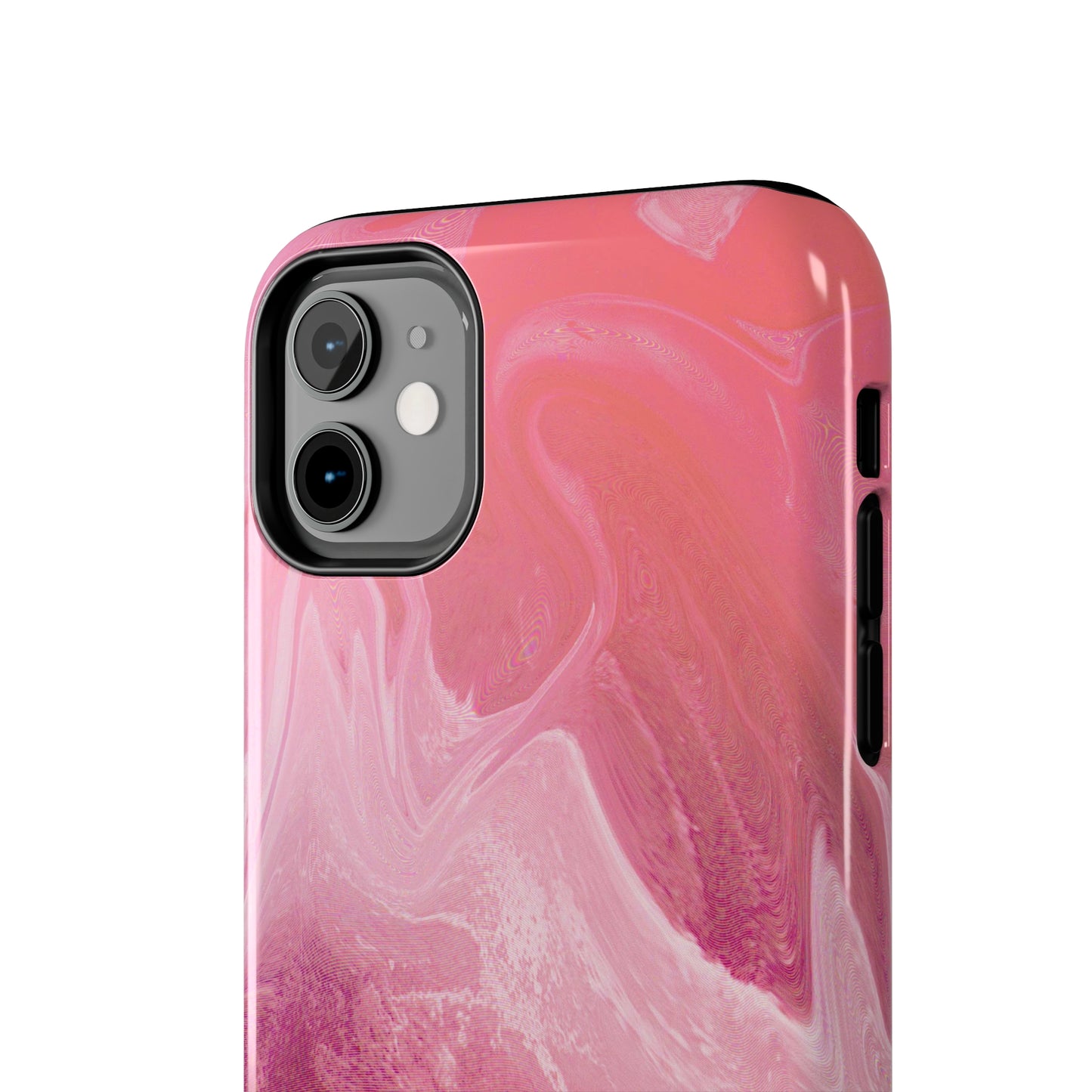 Pink Marble Design Tough Phone Case compatible with a large variety of iphone models, Gift, Phone Case