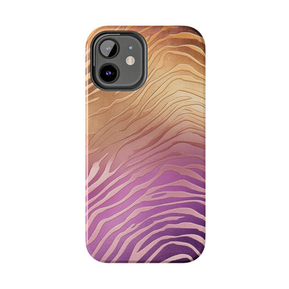 Modern Twist Zebra print design Phone Case- Lightweight, Impact Resistant Cover for iPhone 6, 6s, 12, 13, 14, 15