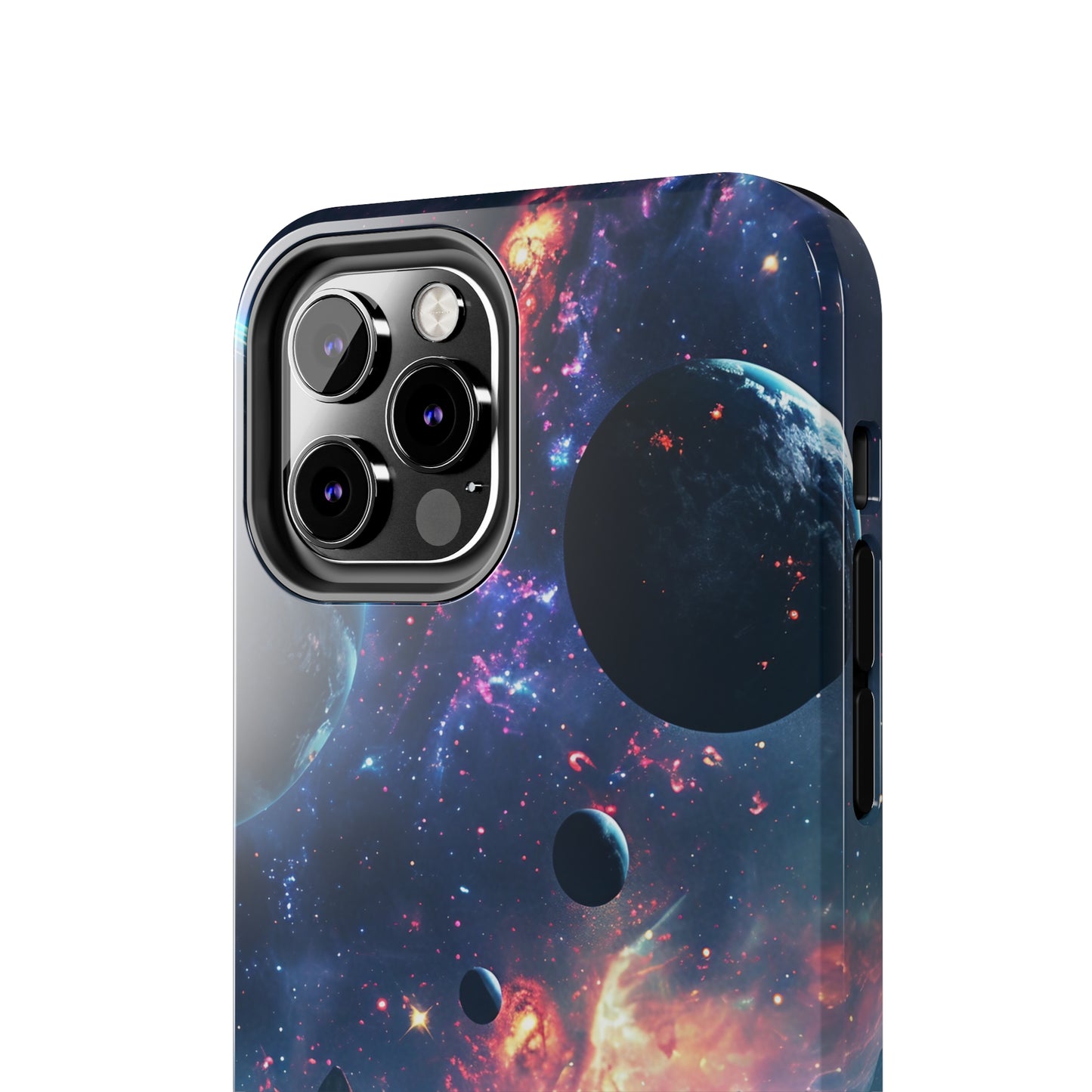 Galaxy Themed Digital print Design Tough Phone Case compatible with a large variety of iPhone models, Gift, Phone Case