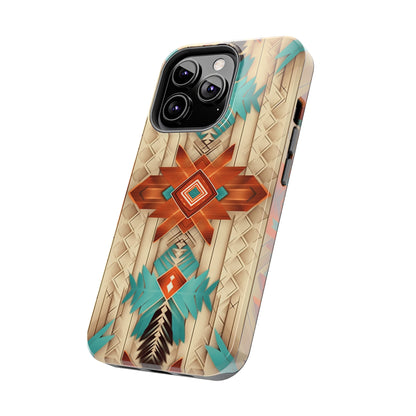 Beautiful Native American Pattern Design Tough Phone Case compatible with a large variety of iPhone models, Gift, Phone Case