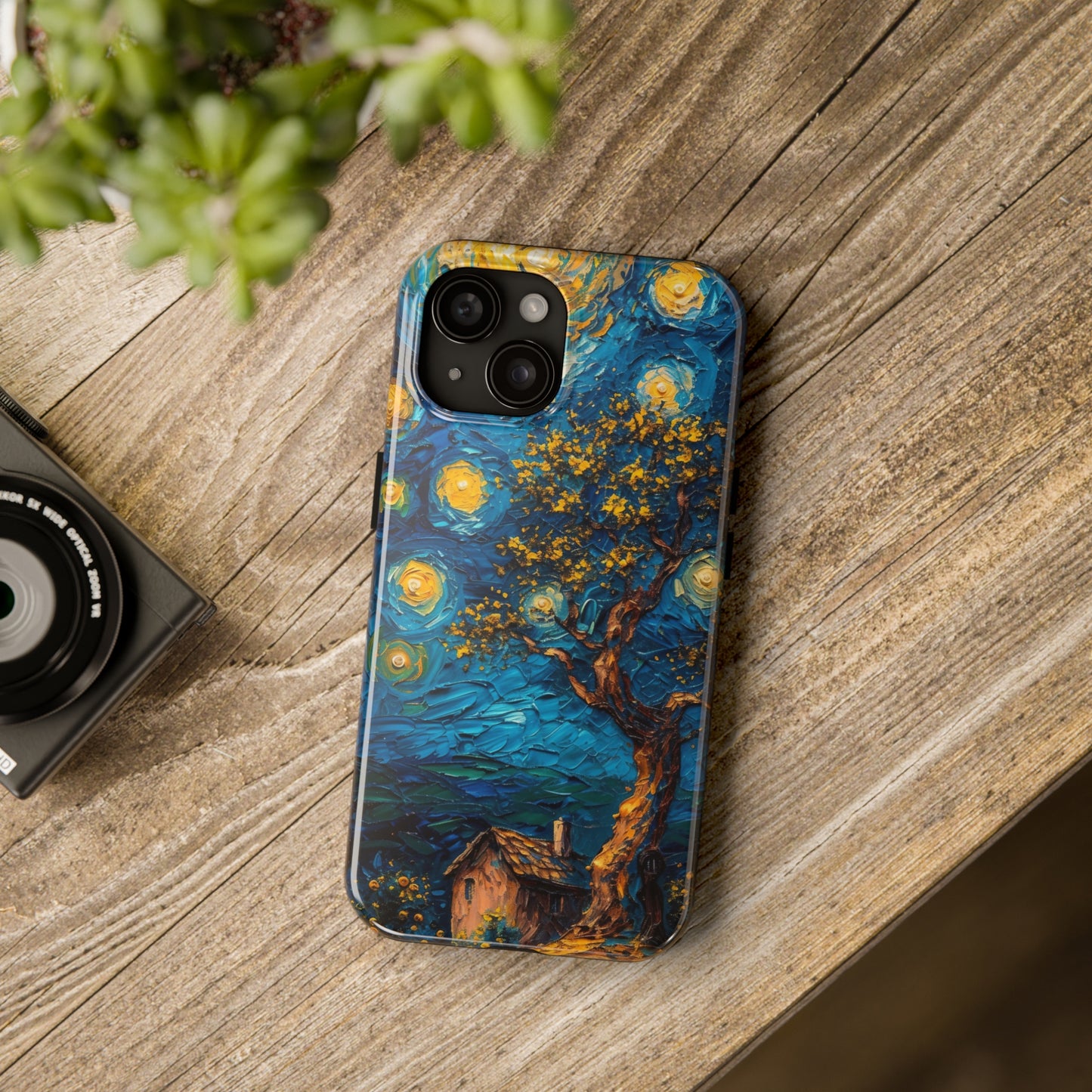 Yellow Dreamy Artistic Sky Design Tough Phone Case