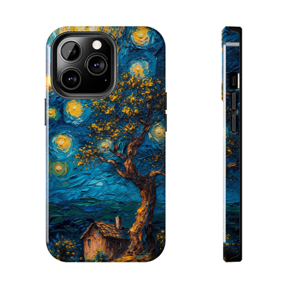 Yellow Dreamy Artistic Sky Design Tough Phone Case