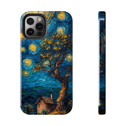 Yellow Dreamy Artistic Sky Design Tough Phone Case