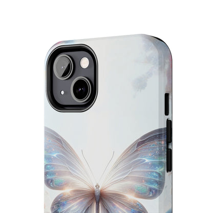 Fantasy Butterfly and Floral design Tough Phone Case compatible with a large variety of iphone models