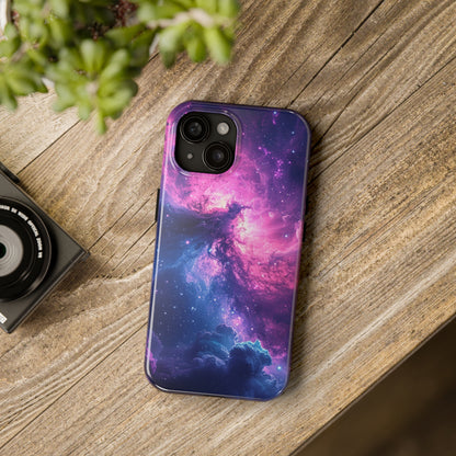 Cosmic Landscape Starry Night Design Phone Case- Lightweight, Impact Resistant Cover for iPhone 6, 6s, 12, 13, 14, 15