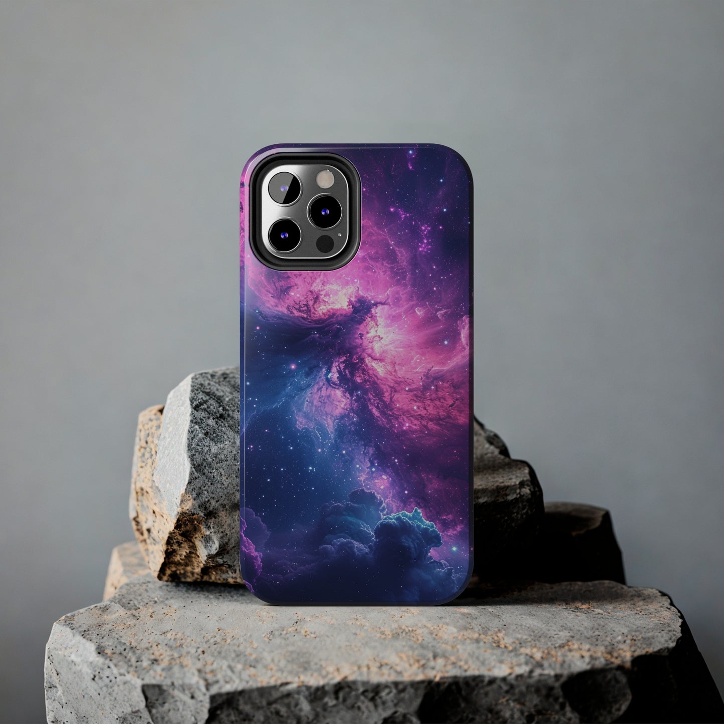 Cosmic Landscape Starry Night Design Phone Case- Lightweight, Impact Resistant Cover for iPhone 6, 6s, 12, 13, 14, 15