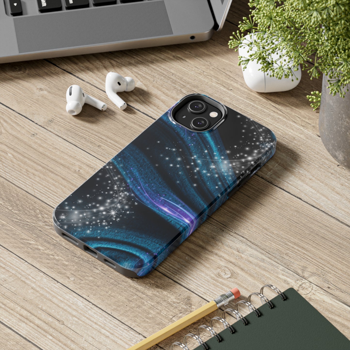 Night Sky Print design Tough Phone Case compatible with a large variety of iPhone models, Birthday Gift, Phone Case