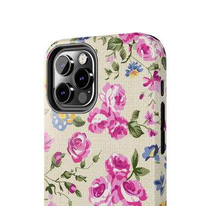 Western Pink Roses Design Tough Phone Case compatible with a large variety of iphone models