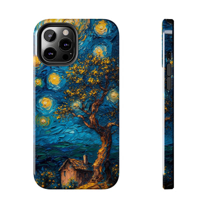 Yellow Dreamy Artistic Sky Design Tough Phone Case