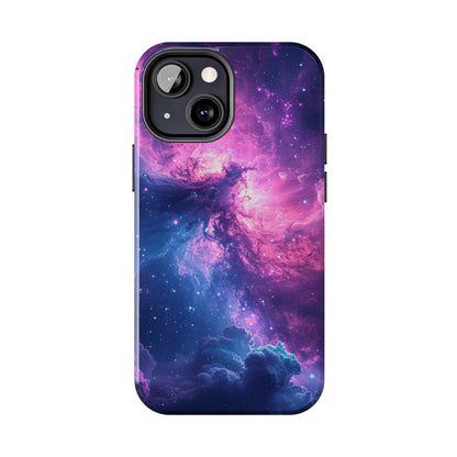 Cosmic Landscape Starry Night Design Phone Case- Lightweight, Impact Resistant Cover for iPhone 6, 6s, 12, 13, 14, 15