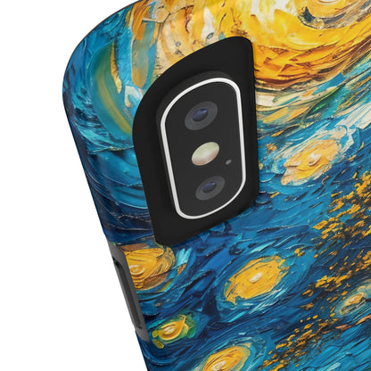 Yellow Dreamy Artistic Sky Design Tough Phone Case