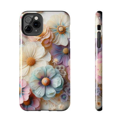 Beautiful Spring Flower Bouquet Digital print Design Tough Phone Case compatible with a large variety of iPhone models, Gift, Phone Case