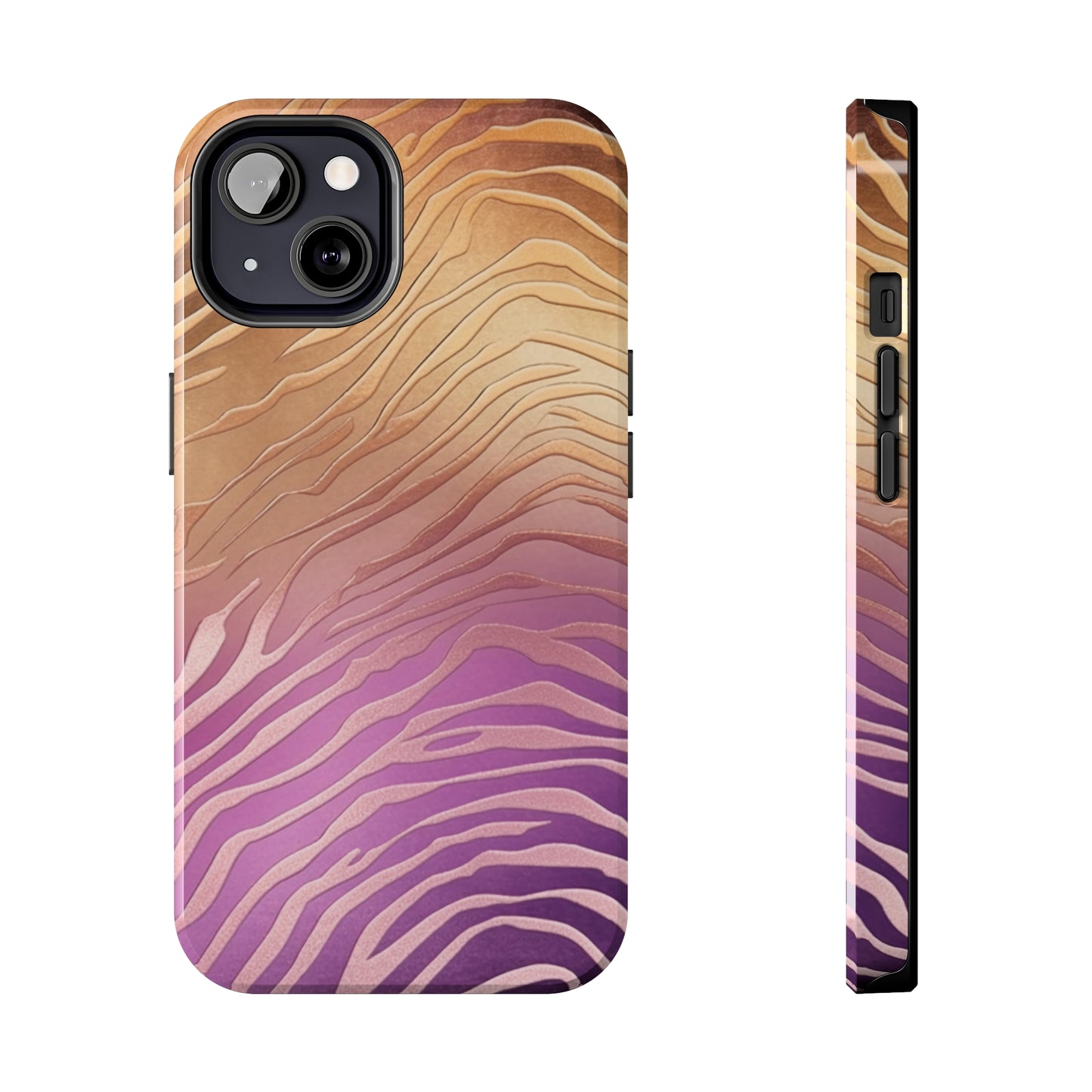 Modern Twist Zebra print design Phone Case- Lightweight, Impact Resistant Cover for iPhone 6, 6s, 12, 13, 14, 15