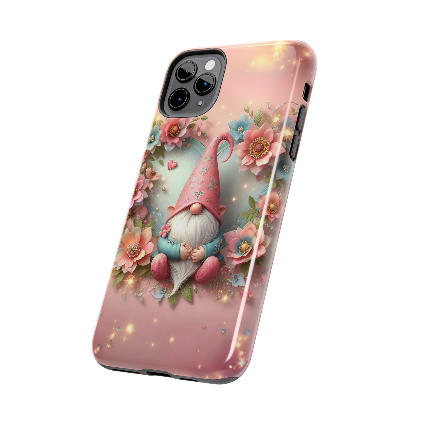 Super Cute Gnome Digital print Design Tough Phone Case compatible with a large variety of iPhone models, Gift, Phone Case