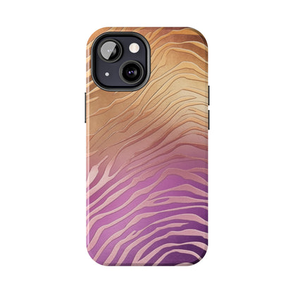 Modern Twist Zebra print design Phone Case- Lightweight, Impact Resistant Cover for iPhone 6, 6s, 12, 13, 14, 15