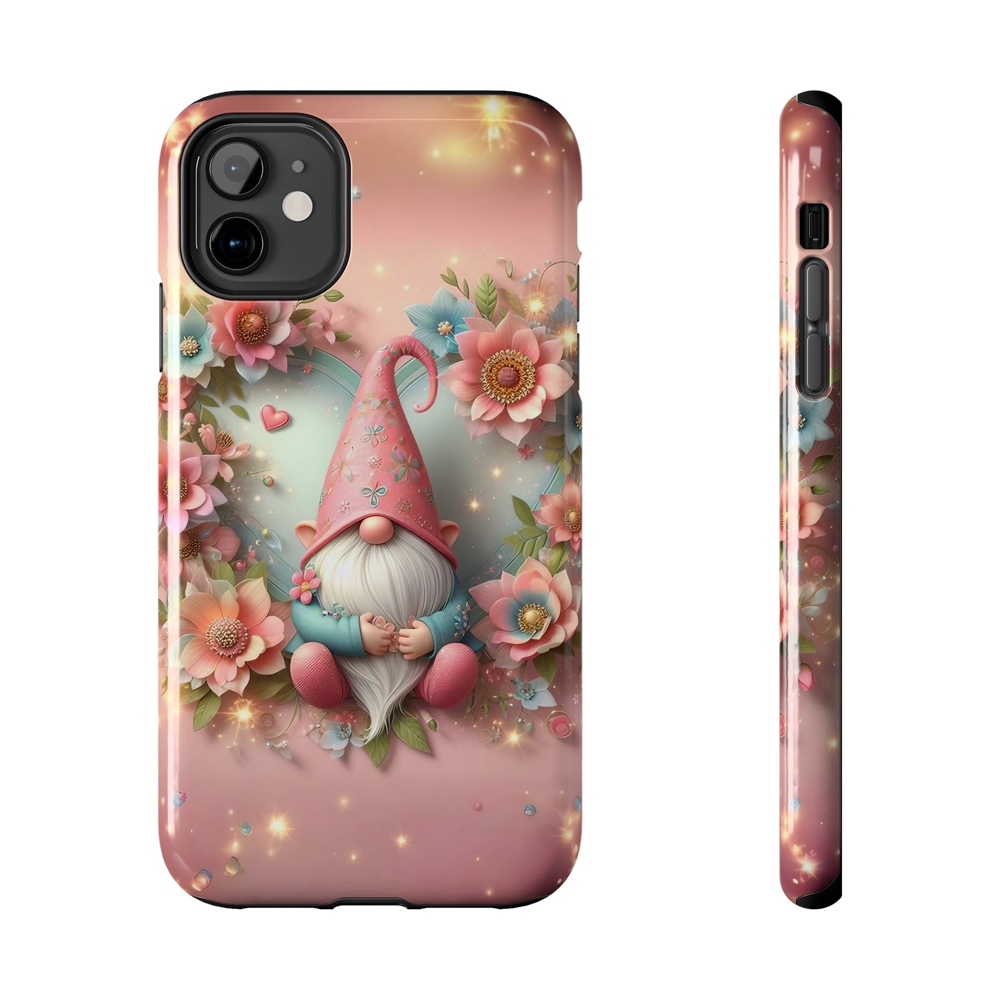 Super Cute Gnome Digital print Design Tough Phone Case compatible with a large variety of iPhone models, Gift, Phone Case