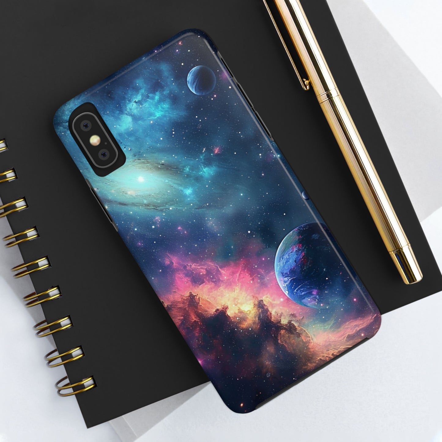 Galaxy pattern Digital print Design Tough Phone Case compatible with a large variety of iPhone models, Gift, Phone Case