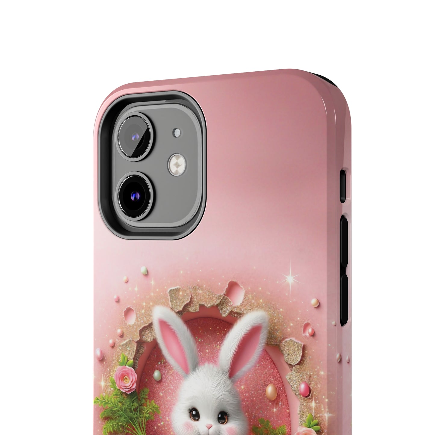 Easter Bunny Hole in the Wall design Tough Phone Case compatible with a large variety of iphone models