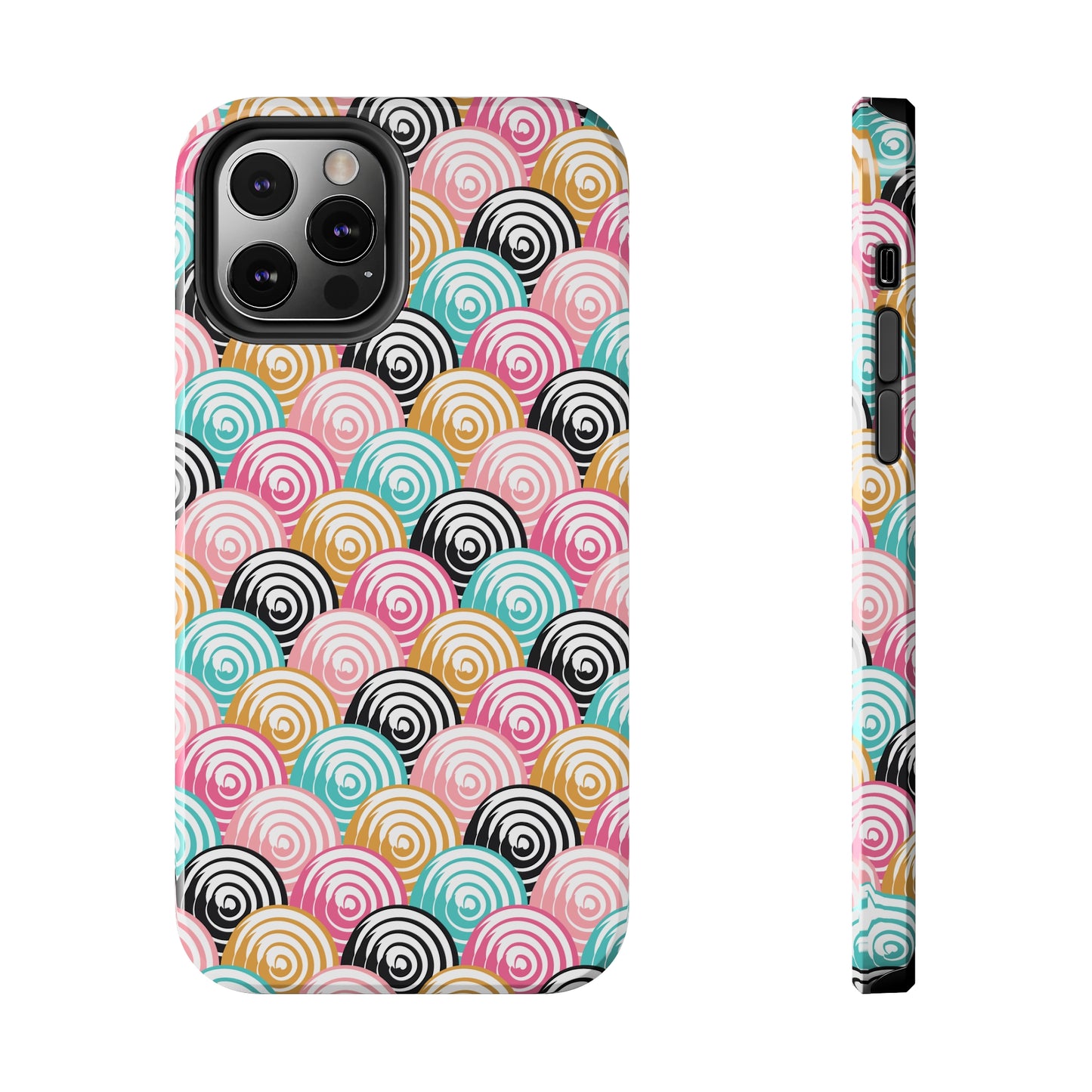 Rainbow Swirls Pattern design Tough Phone Case compatible with a large variety of iphone models